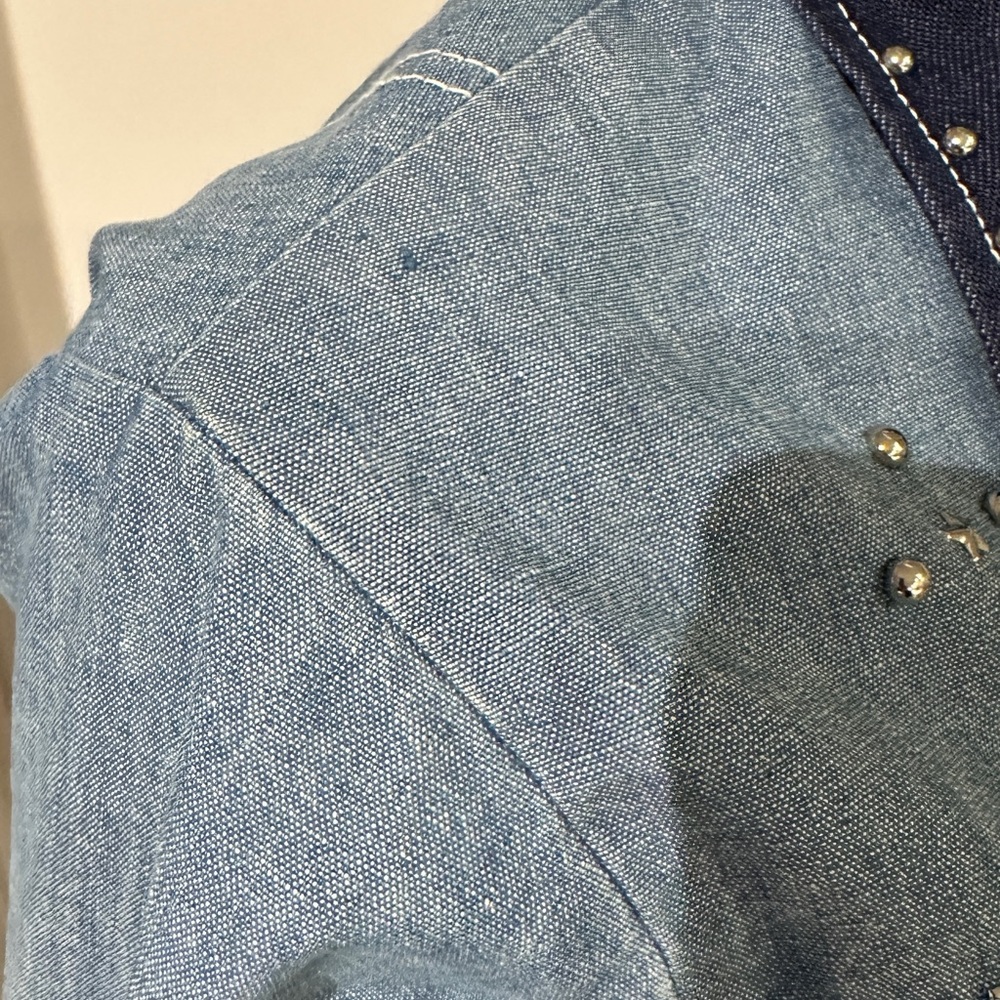 Vintage color-block embellished rodeo jacket. - Picture 8 of 11